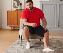 Chino-Shorts, navy