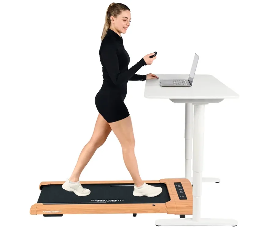 Christopeit Walking Pad »4.2«, Holzoptik