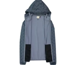 CMP Damen-Fleece-Jacke mit Kapuze, blau