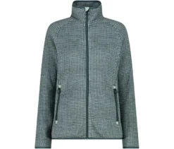 CMP Damen-Strickfleece-Jacke, grün