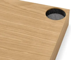 »CN3« Deckplatte mit Echtholzfurnier, Eiche hell, Breite 77 cm