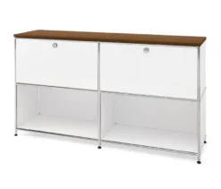 »CN3« Deckplatte mit Echtholzfurnier, Nussbaumoptik, Breite 152 cm