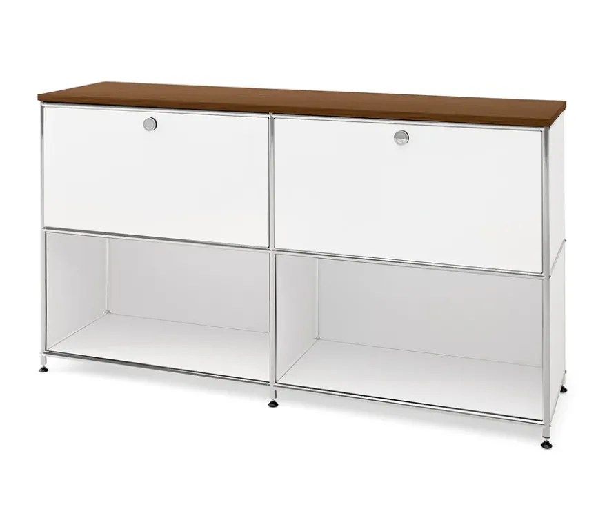 »CN3« Deckplatte mit Echtholzfurnier, Nussbaumoptik, Breite 152 cm