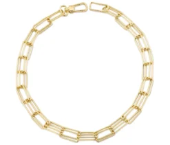 Collier, 925er Sterlingsilber, vergoldet