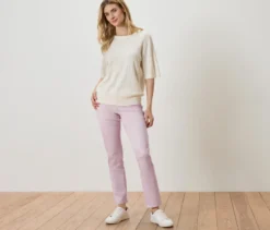 Colored Jeans ‒ Fit »Emma«, rosé