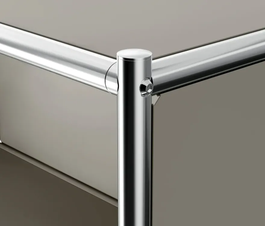 Couchtisch Metall »CN3«, hellgrau