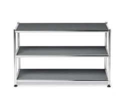Couchtisch Metall »CN3«, offen, grau