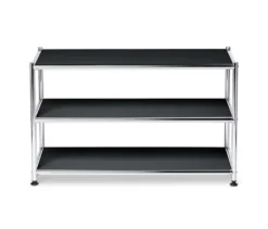 Couchtisch Metall »CN3«, offen, schwarz