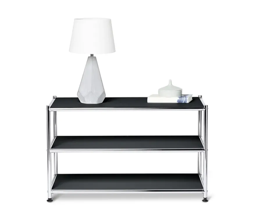 Couchtisch Metall »CN3«, offen, schwarz