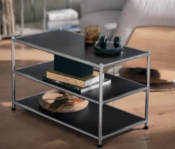 Couchtisch Metall »CN3«, offen, schwarz
