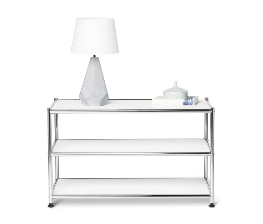 Couchtisch Metall »CN3«, offen, weiß