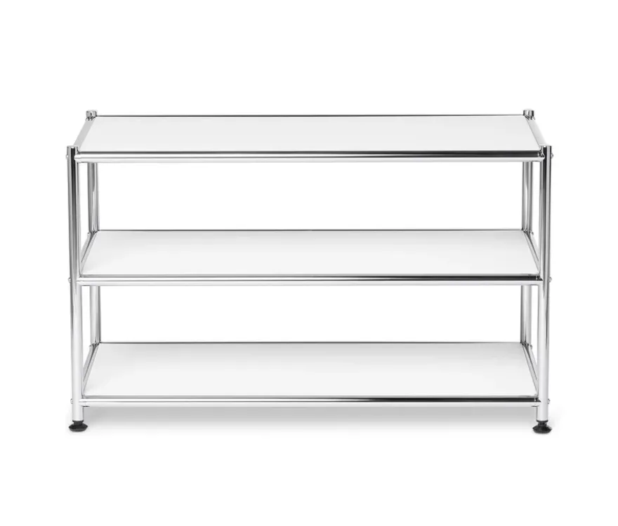 Couchtisch Metall »CN3«, offen, weiß