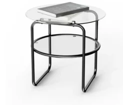 Couchtisch mit Glasplatte