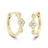Creolen 585 Gold, Diamanten