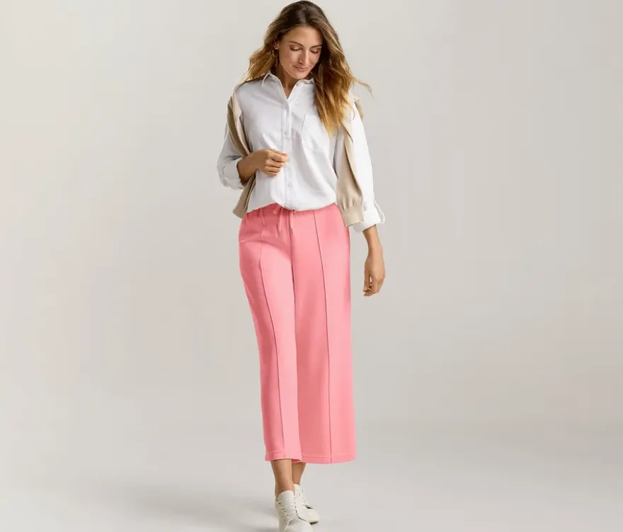 Culotte aus Modal-Mix, korallrosa