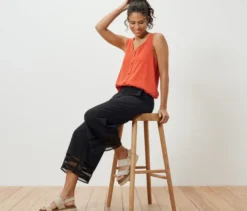 Culotte mit Stickerei