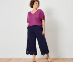 Culotte mit Stickerei