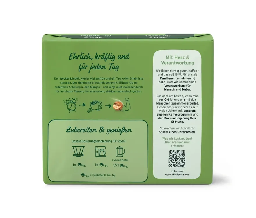 Der Herzhafte - 9 x 500 g Gemahlen