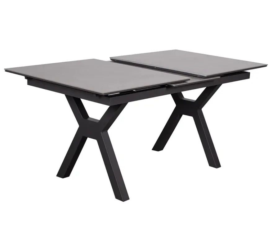 deVries Ausziehtisch 160/210, hellgrau