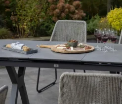 deVries Ausziehtisch 160/210, hellgrau