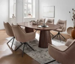 deVries Diningsessel »Ginosa«, drehbar, braun