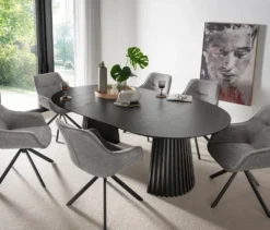deVries Diningsessel »San Carlo«, mouse grey