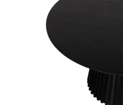 deVries Esstisch »Andria«, 120/210 cm, schwarz und 6 Stühle »Matera«, grau
