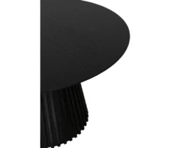 deVries Esstisch »Andria«, 120/210 cm, schwarz und 6 Stühle »Matera«, grün