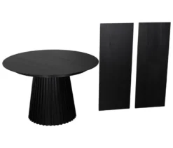 deVries Esstisch »Andria«, 120/210 cm, schwarz