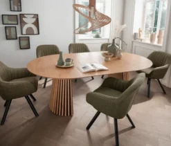 deVries Esstisch »Oria«, 120/210 cm, eiche naturfarben