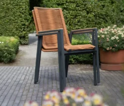 deVries Gartenstühle, 2er-Set, terrakotta