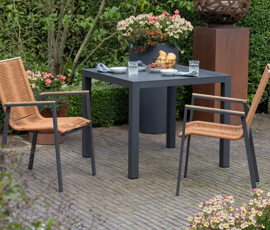 deVries Gartenstühle, 2er-Set, terrakotta