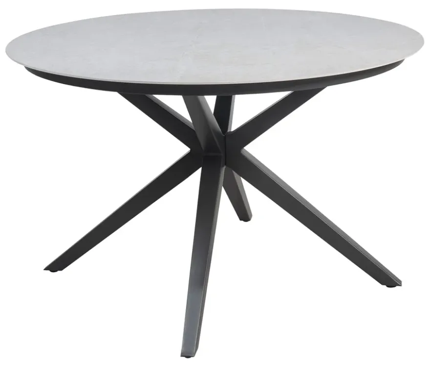 deVries Tisch, Ø ca. 120 cm, hellgrau