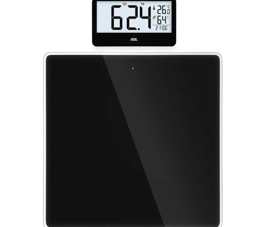 Digitale Personenwaage, schwarz