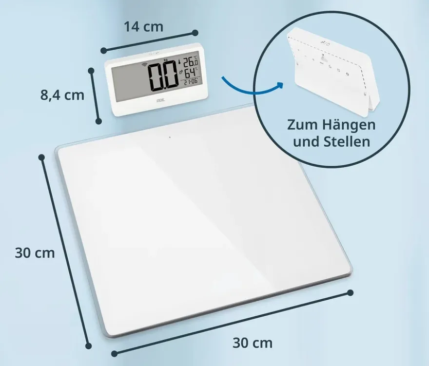 Digitale Personenwaage, weiß