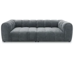 DOMO Bigsofa »Aalborg«, Sitzraster breit, grau