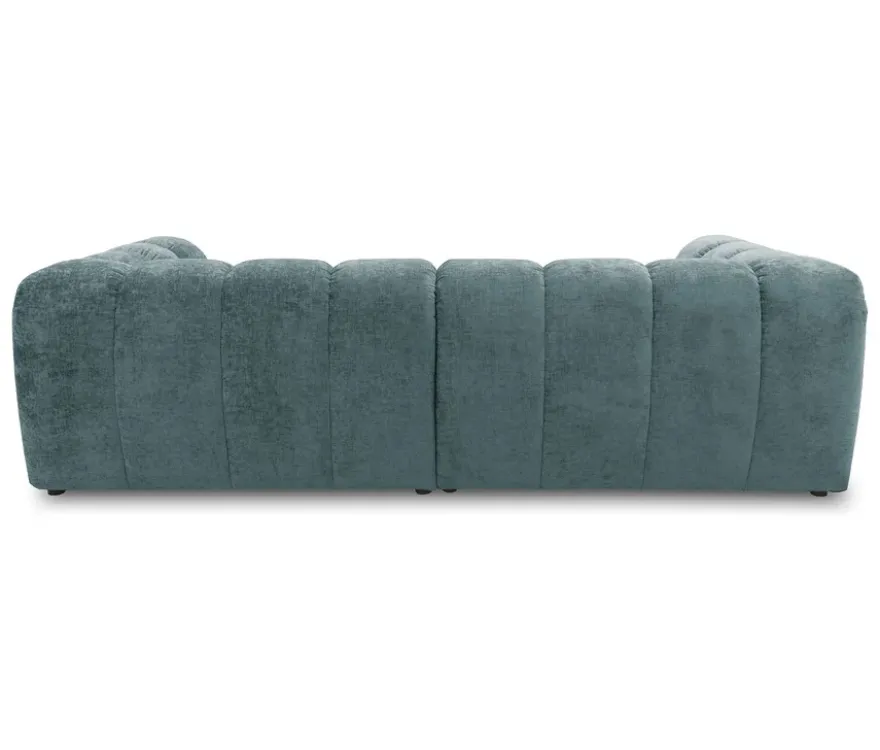 DOMO Bigsofa »Aalborg«, Sitzraster breit, ocean/petrol