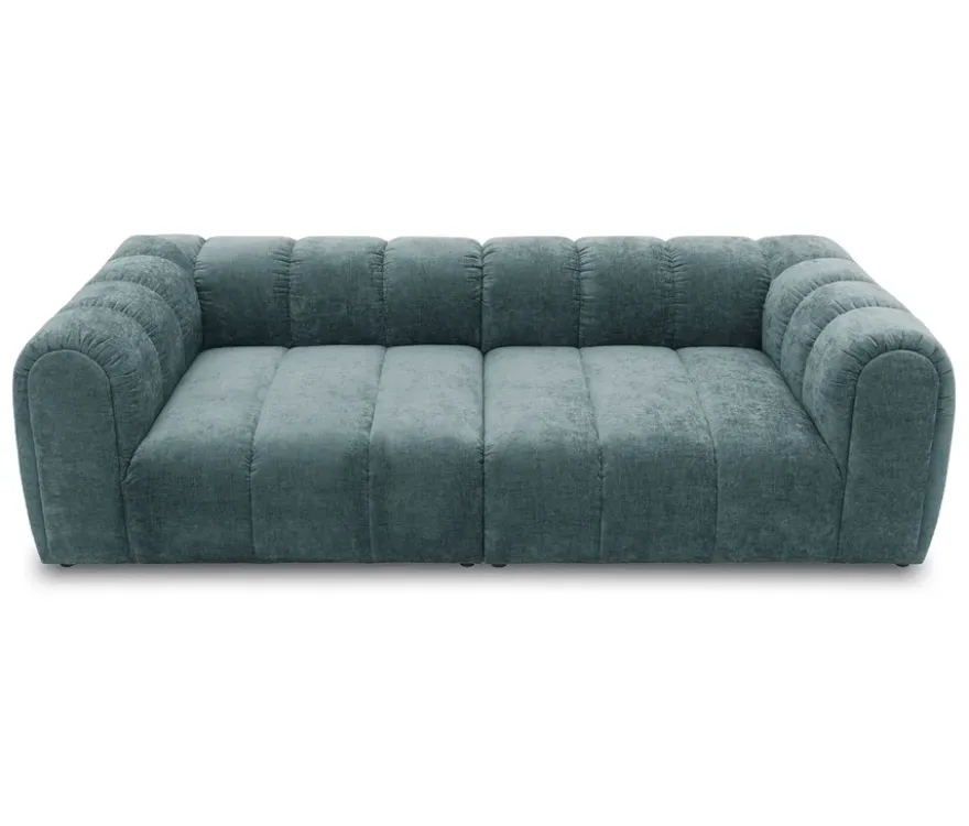 DOMO Bigsofa »Aalborg«, Sitzraster breit, ocean/petrol