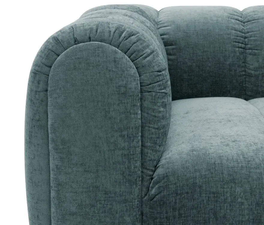DOMO Bigsofa »Aalborg«, Sitzraster breit, ocean/petrol