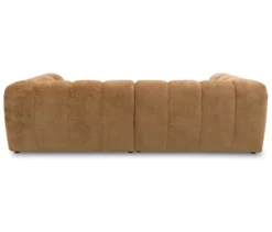DOMO Bigsofa »Aalborg«, Sitzraster breit, hellbraun