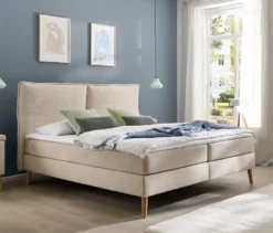 DOMO Boxspringbett »Kopenhagen« mit Rückenfunktion, ca. 180 x 200 cm, inkl. Topper