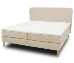 Domo Boxspringbett mit festem Kopfteil inkl. Topper