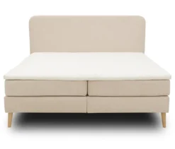 Domo Boxspringbett mit festem Kopfteil inkl. Topper