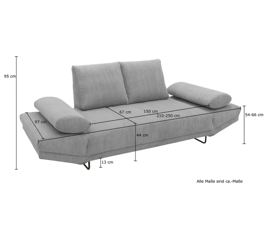 DOMO Daybed »Molde«, creme