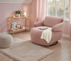 Domo Drehsessel »Valencia« mit Drehfunktion, rosa