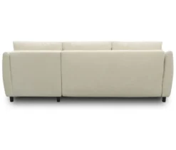 DOMO Eck-Schlafsofa »Visby«, Longchair rechts, creme