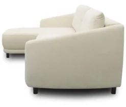 DOMO Eck-Schlafsofa »Visby«, Longchair links, creme