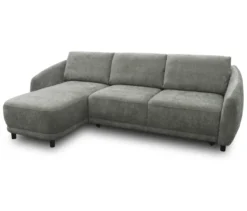DOMO Eck-Schlafsofa »Visby«, Longchair links, grau