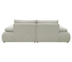 DOMO Ecksofa »Bela«, Longchair links, Armlehne mit Staufach