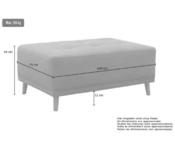 DOMO Ecksofa mit Hocker »Helsingborg«, grün, rechts